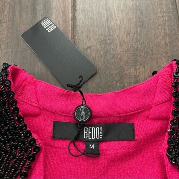 Bedo Femme Barbie Pink Bandage Dress Medium NWT - Picture 4 of 8